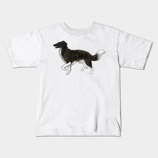 Dog - Silken Windhound - Brindle Kids T-Shirt